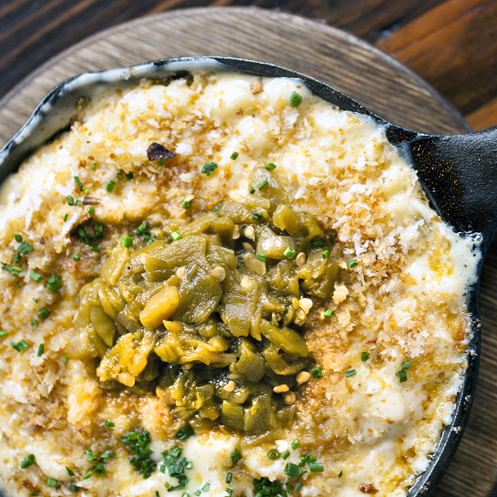 Mac & Cheese with Hatch Green Chiles