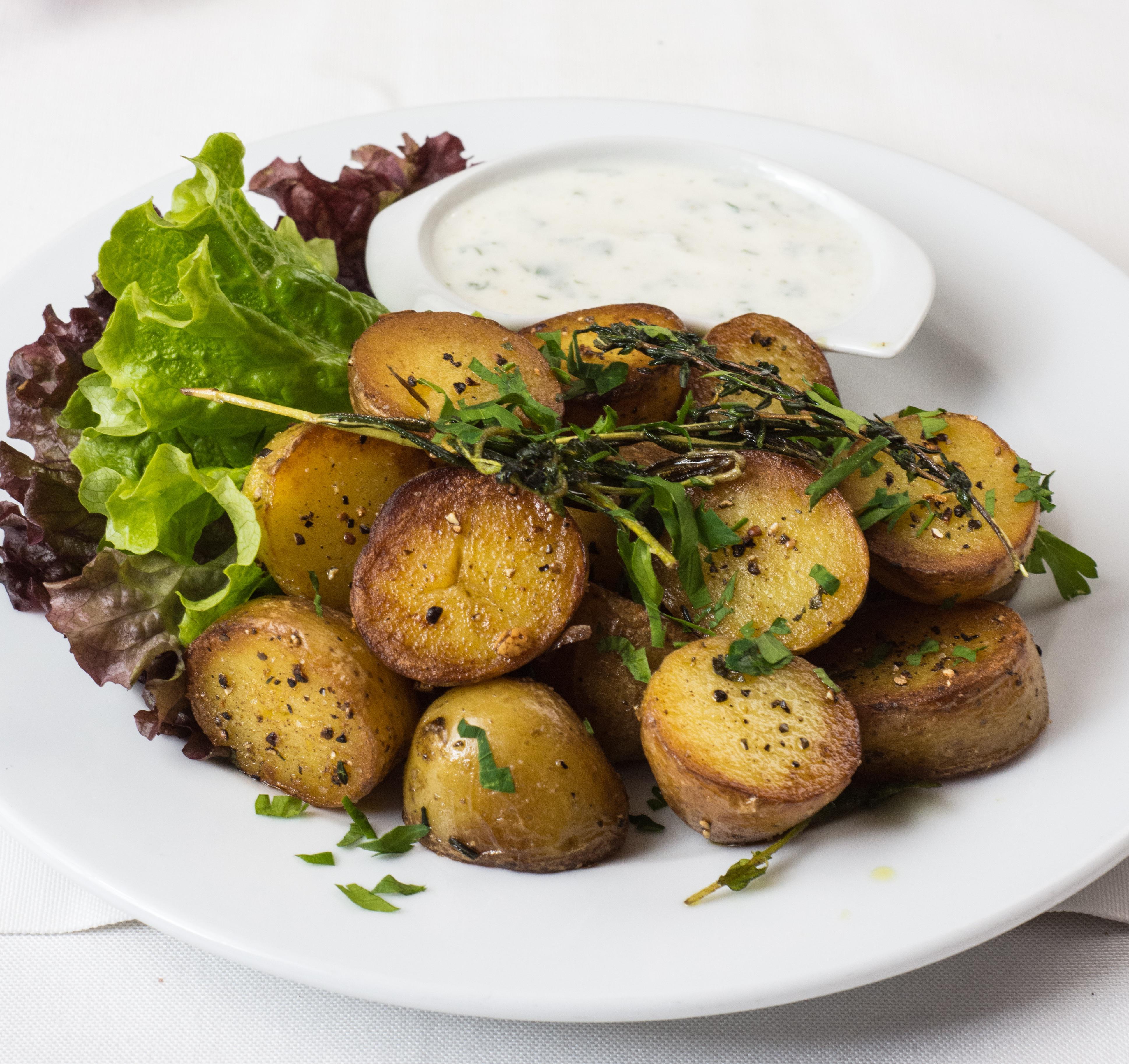 Air Fryer Roasted Ranch Potatoes