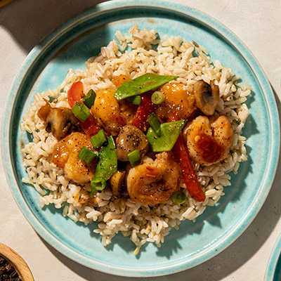 Carmelized Black Pepper Shrimp