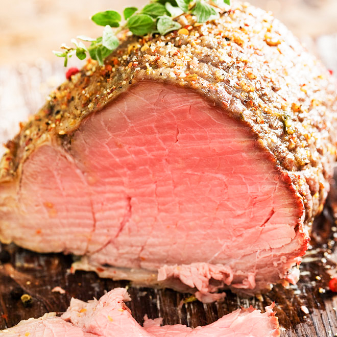 Holiday Herb-Crusted Roast Beef
