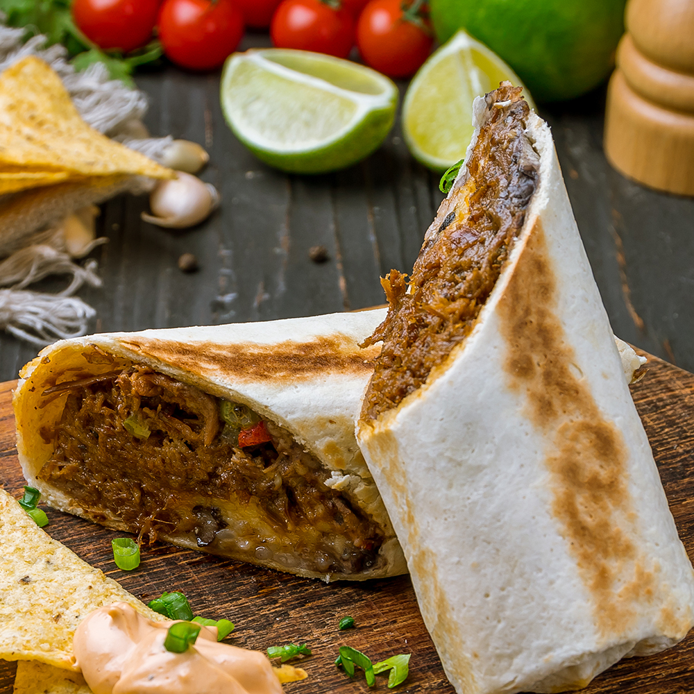 Shredded Beef Burritos with Hatch Chiles