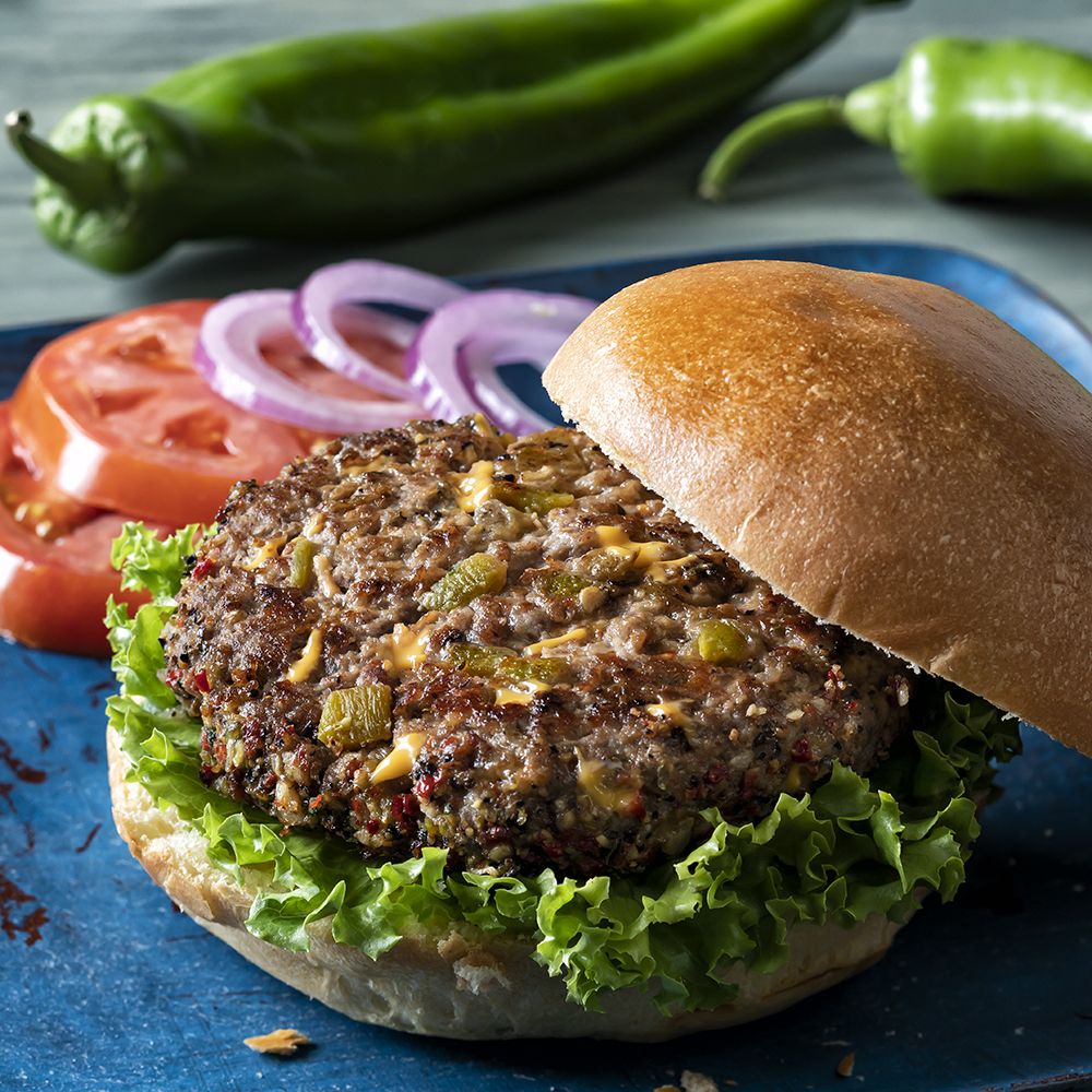 Hatch Green Chile Burger Recipe | United Supermarkets