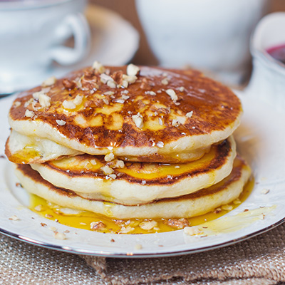 Applesauce & Oats Pancakes