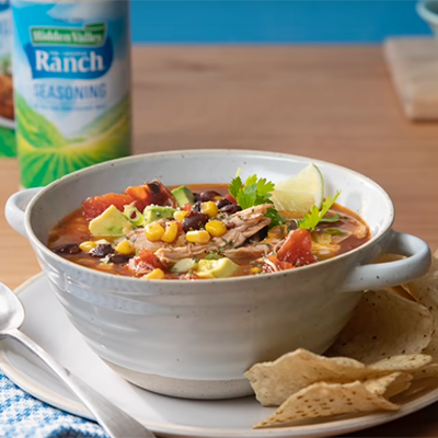 Hidden Valley Ranch Chicken Taco Soup