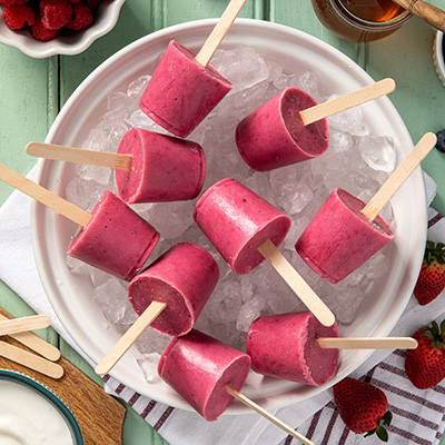 Berry Yogurt Pops