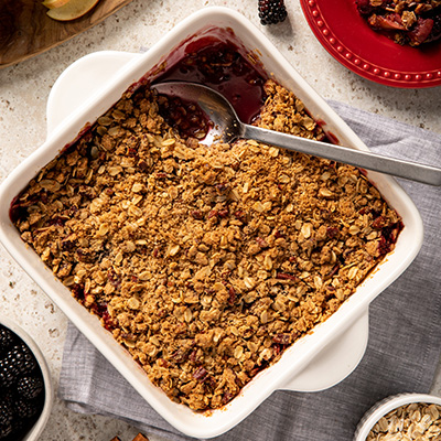 Blackberry Apple Crisp