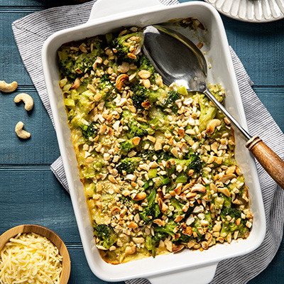 Broccoli Cashew Casserole