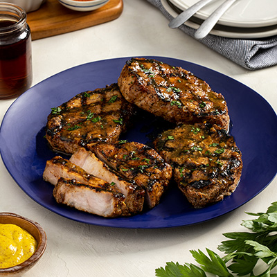 Maple Glazed Pork Chops