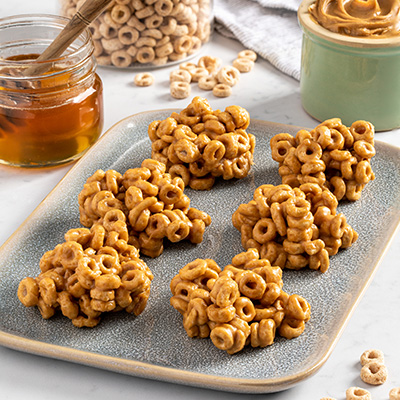 Peanut Butter Cereal Bites