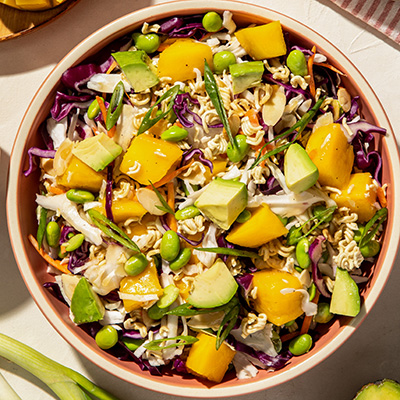 Asian Mango, Avocado & Ramen Noodle Salad